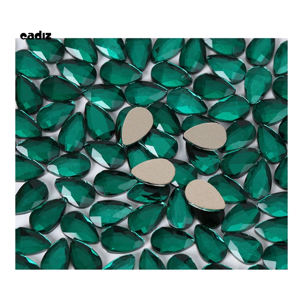 Bộ 50 Móng Tay Giả Đính Đá Dễ Bắt Mắt Trang Trí Nghệ Thuật Cho Nữ