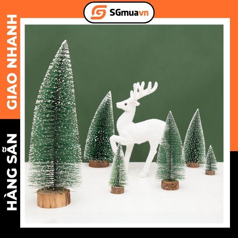 Cây thông mini trang trí tiểu cảnh giáng sinh