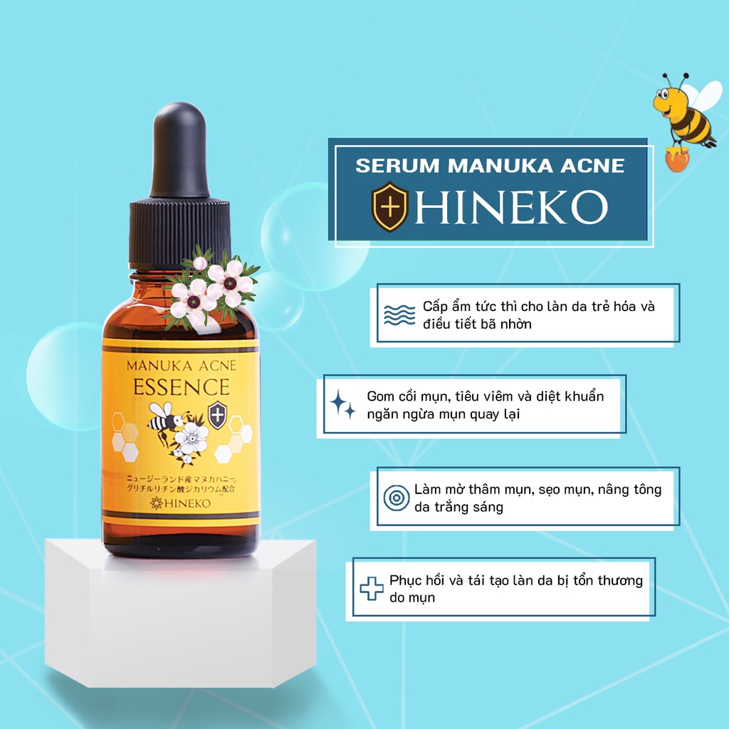 Tinh chất giảm mụn Hineko Manuka Acne Essence Nhật Bản - 1969s Việt Nam
