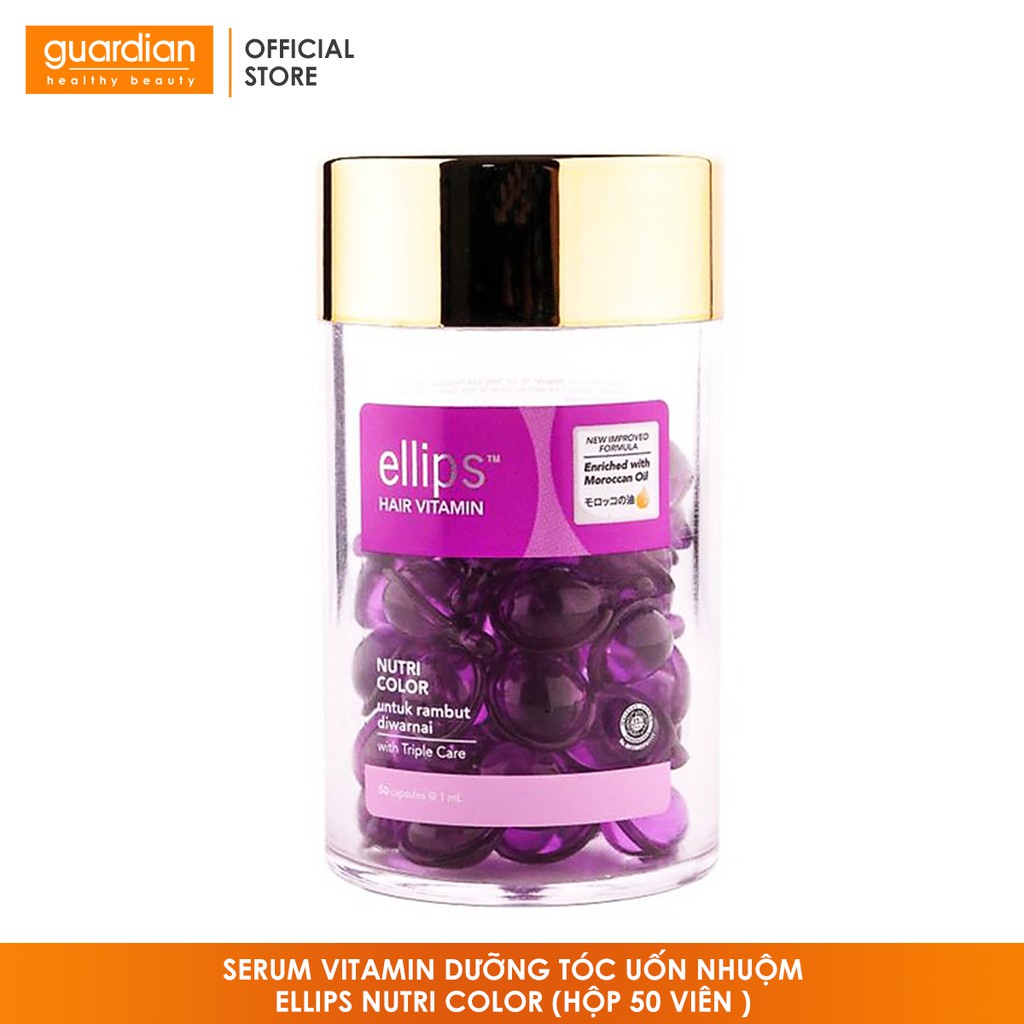 Serum Ellips Dưỡng Tóc Nhuộm Với Triple Care (Hair Vitamin Nutri Color With Triple Care) 50 Viên