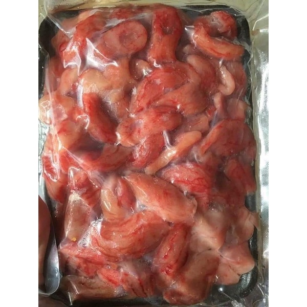 Bao tử cá basa ngon giòn sần sật 500 gr k mạ đá