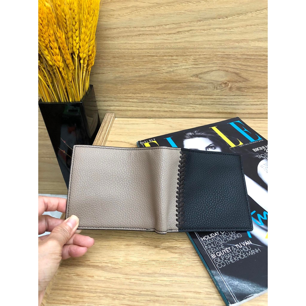 Ví gấp nam da thật 100%, còn mới chưa sử dụng