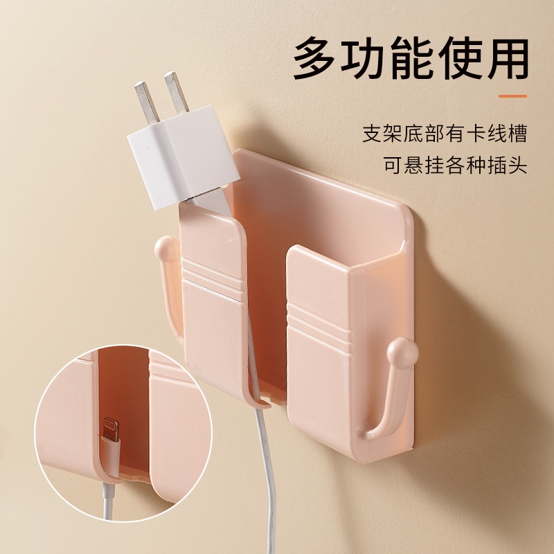 Kệ dán tường có móc treo Việt Nhật Khay đựng điện thoại kèm móc treo chìa khóa tiện lợi