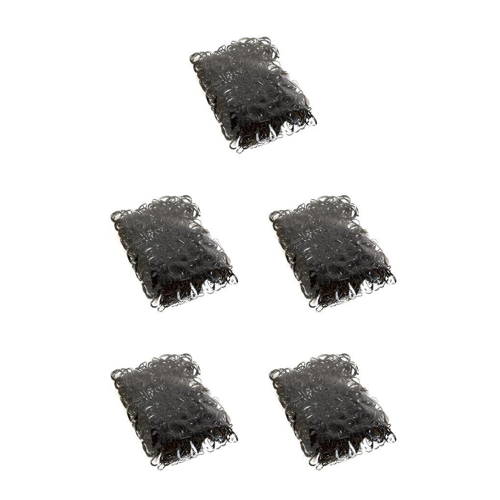 Túi 1 / 2 / 3 / 5 Dây Buộc Tóc Đuôi Ngựa Co Giãn Bằng TPU Dành Cho Bé Gái