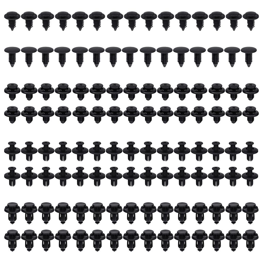 FENDER Set 210 Đinh Tán Nhựa Phụ Tùng Cho Xe Ô Tô