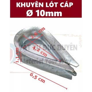 Lót cáp – Khuyên lót cáp – Bẹn lót cáp [ Ø 10mm ]