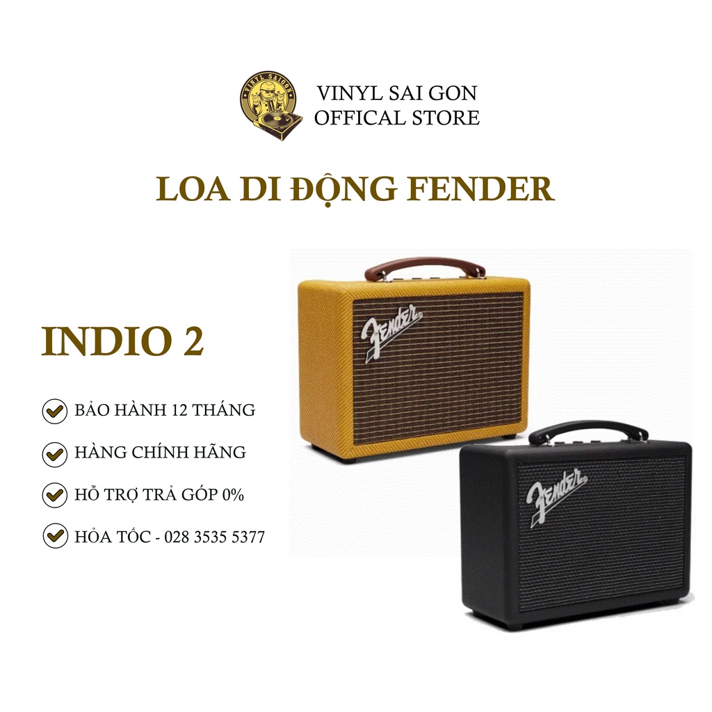 Loa Di Động Fender Indio 2 - Bảo Hành Chính Hãng 12 Tháng