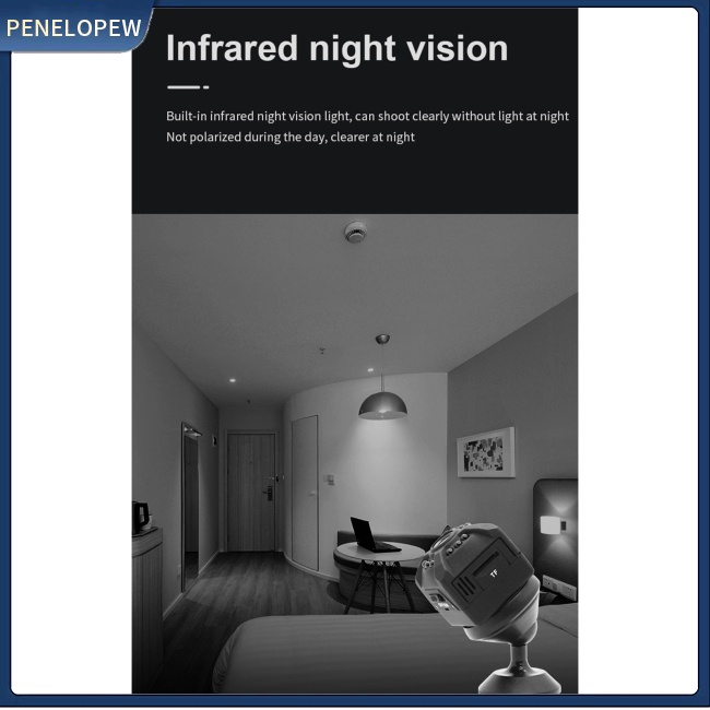 Camera Không Dây Wifi X5 Mini Góc Rộng Có Tầm Nhìn Ban Đêm Và Điều Khiển Từ Xa