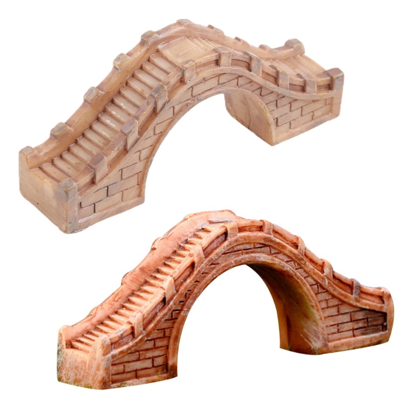 Mô hình cây cầu mini trang trí bể cá/ tiểu cảnh sân vườn DIY