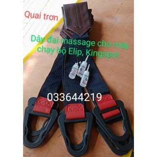 Dây đai massage cho máy chạy bộ chính hãng quai trơn kèm chai dầu máy chạy bộ 30ml