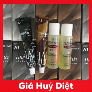 Thuốc nhuộm tóc đen Berina A1,A2 nâu Thái Lan