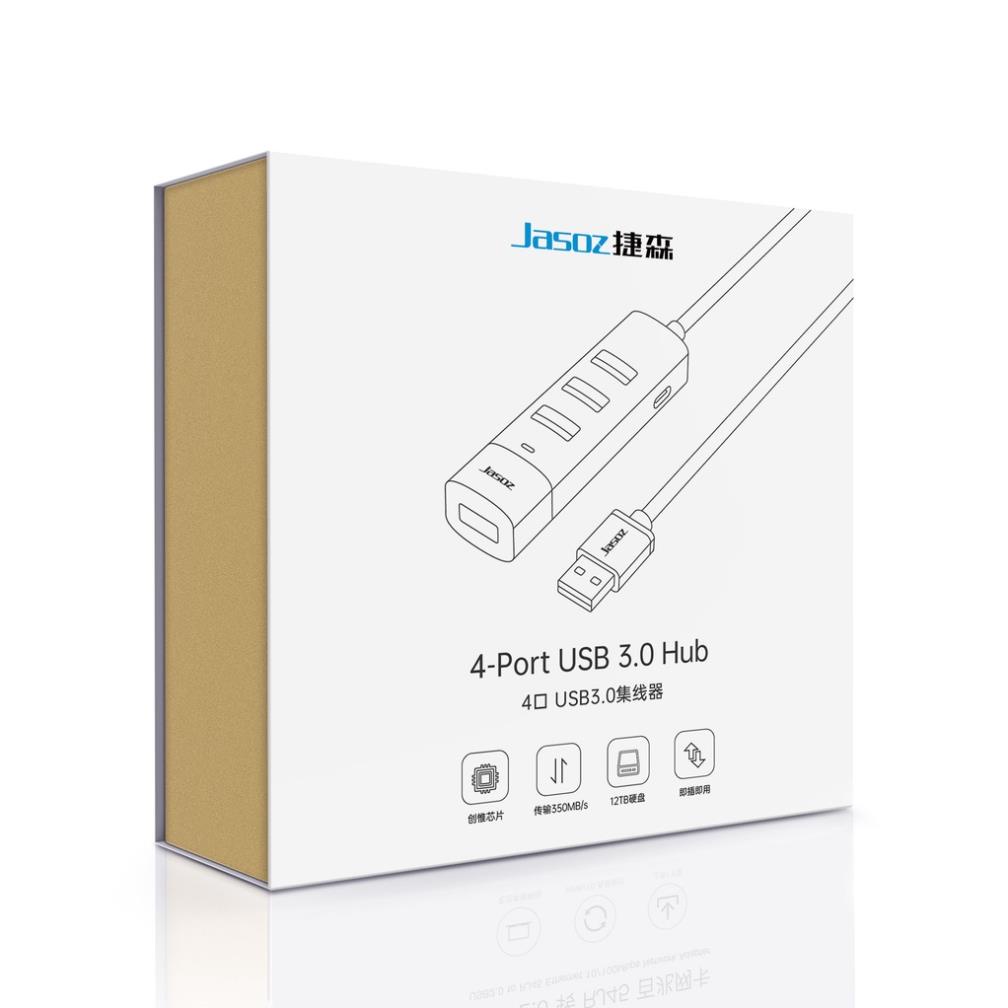 HUB 4 cổng USB 3.0 JASOZ F116 - Hàng chính hãng - Bảo hành 18 tháng