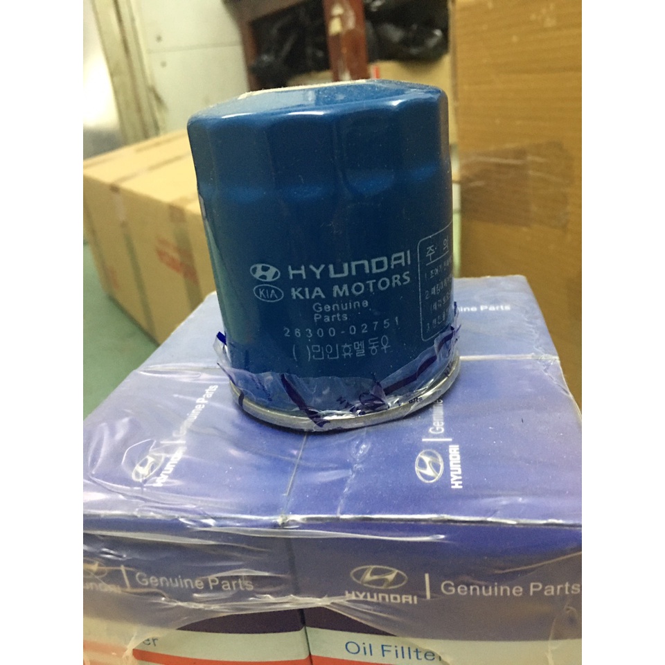 Lọc dầu, lọc nhớt xe Huyndai i10, Kia Morning,Accent mã sản phẩm 26300-02751