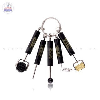 Bộ móc chùm khoá 5 món Diện Chẩn Bùi Quốc Châu