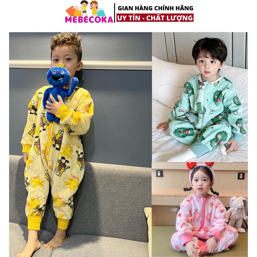 Túi ngủ cho bé TRAI bé GÁI từ 1 đến 9 tuổi nhiều họa tiết, chất liệu lông xù LOẠI 1