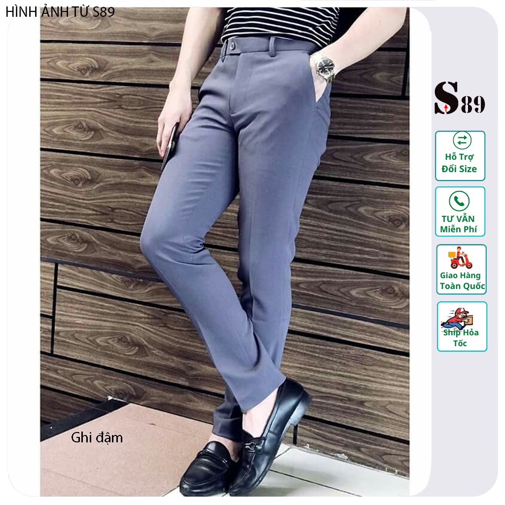 Quần tây nam T-Max nhiều màu vải co giãn nhẹ dể phối đồ - thơi trang nam trẻ trung căn bản S89