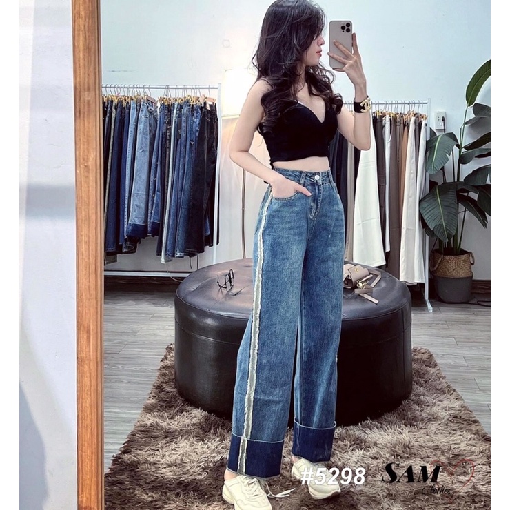 Quần bò vắn gấu MS 5298