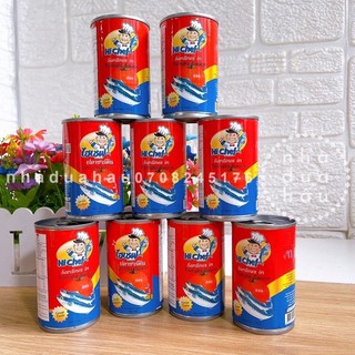 LỐC 10 LON Cá Nục Đầu Bếp Sốt Cà  155gr - Date 4/ 2027