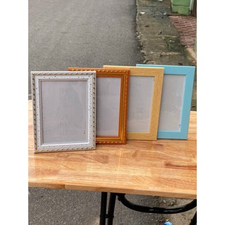 Khung ảnh, khung tranh treo tường mặt mica a4 các màu