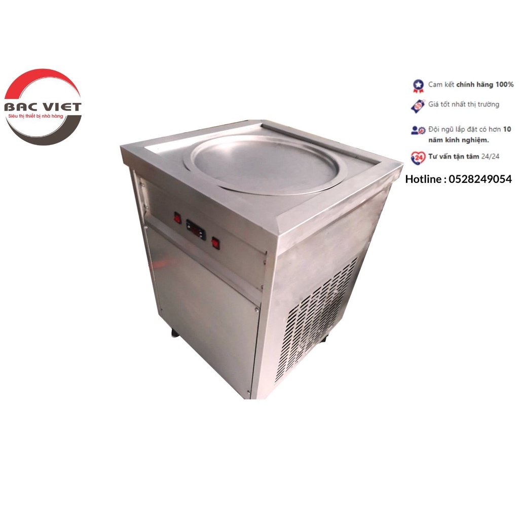 MÁY LÀM KEM CUỘN THÁI LAN 1 CHẢO TRÒN 37cm [BAO HÀNH 12 THÁNG]