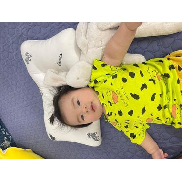 Gối bông Blin mềm mại cho bé từ sơ sinh đến 3 tuổi nhập khẩu Bonitabebe Hàn Quốc