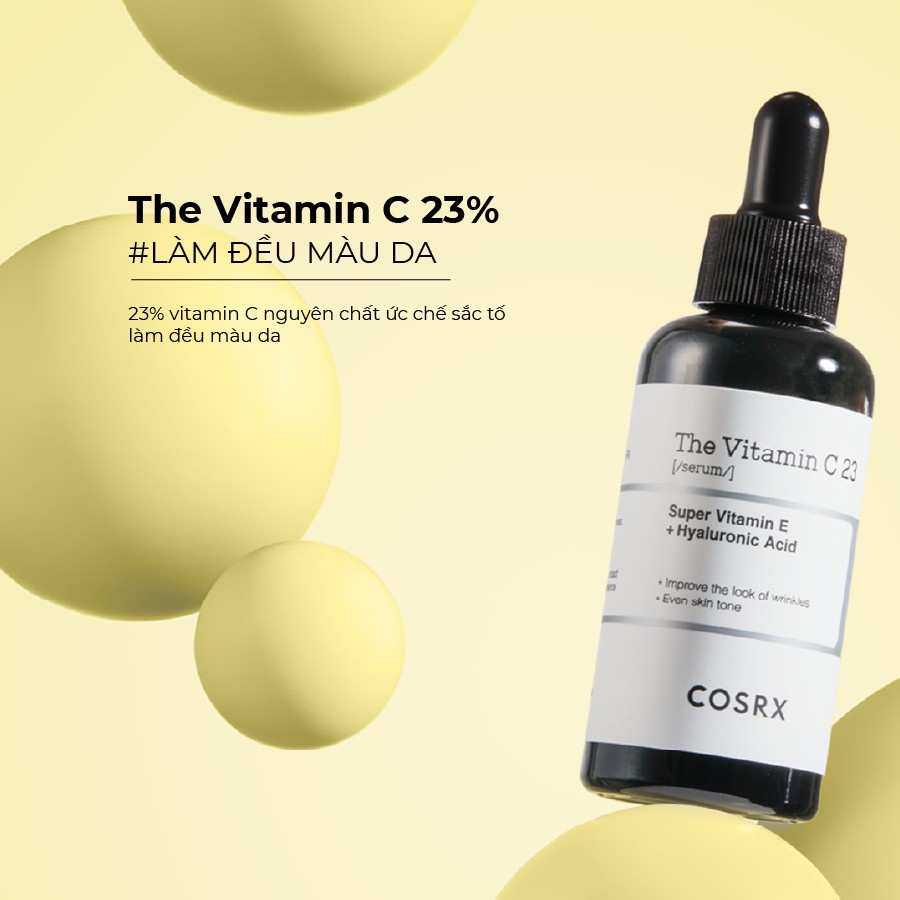 Tinh Chất Vitamin C 23% Nguyên Chất Cải Thiện Sẹo Mụn Làm Đều Màu Da COSRX The Vitamin C 23 Serum | BigBuy360 - bigbuy360.vn
