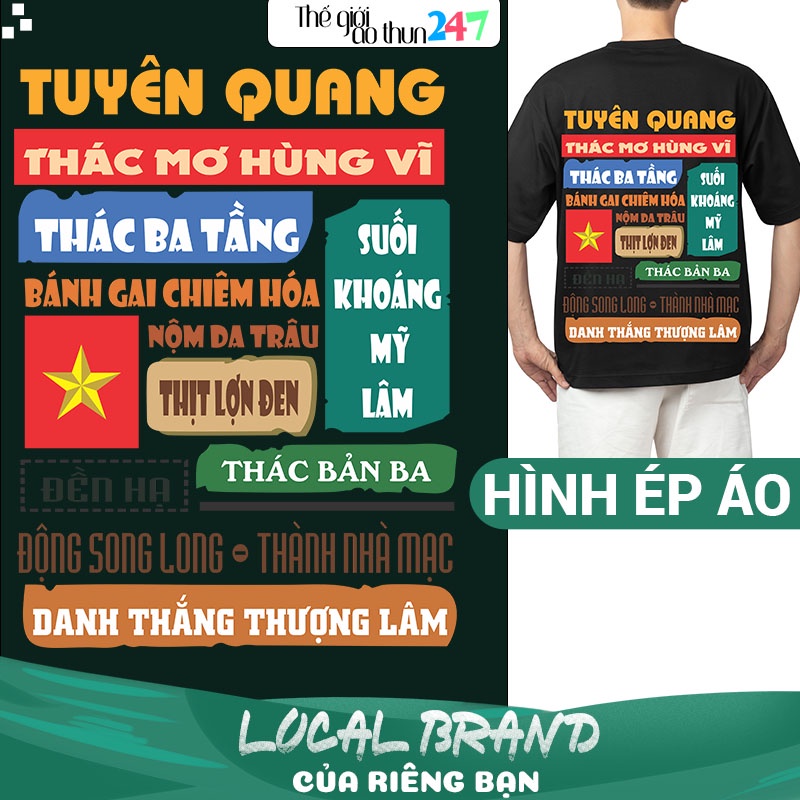 Hình ép nhiệt áo thun Tuyên Quang