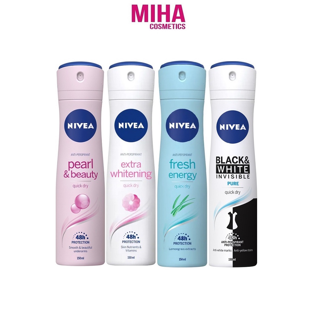 Xịt Khử Mùi Nữ NIVEA 150ml Thái Lan