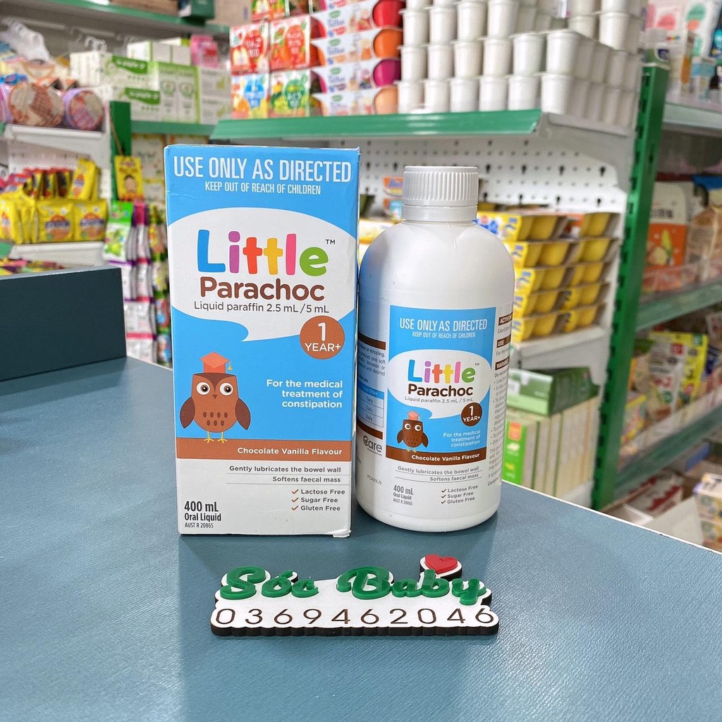 Siro giảm táo bón Little Parachoc 400mL cho bé từ 1 tuổi và người lớn - 𝐒ó𝐜 𝐁𝐚𝐛𝐲 𝐌𝐎𝐌 𝐀𝐍𝐃 𝐁𝐀𝐁𝐘