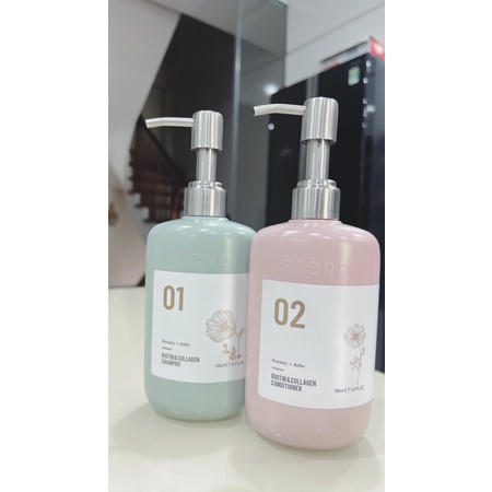 Cặp dầu gội xả siêu cao cấp FJORD, siêu thơm nước hoa, siêu mềm mượt, kích thích mọc tóc chính hãng