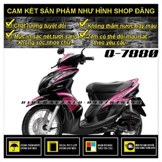 TEM RỜI MIO ULTIMO Z PHỐI HỒNG ĐEN - 