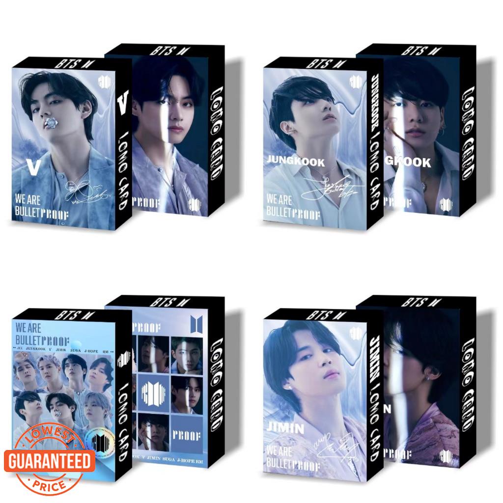 CAM BTS Proof Album Photocard V JK JIMIN Suga JIN Lomo Card 30 cái / hộp