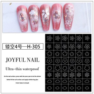 Sticker nail dặm ombre