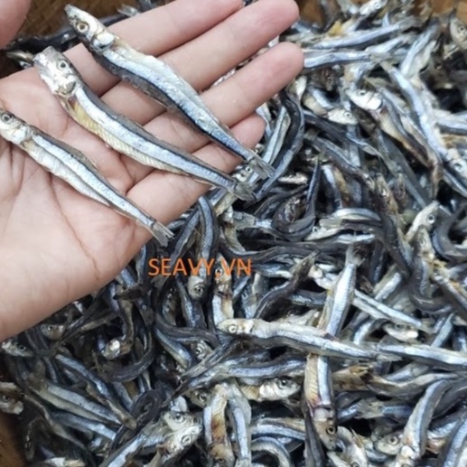 Cá cơm khô, khô cá cơm săn không đầu Nha Trang, gói 500 gram - Seavy