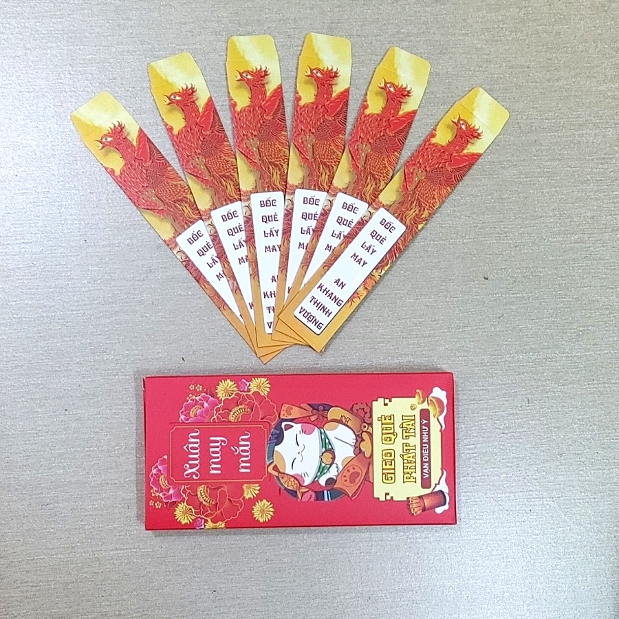 Bao Lì Xì Tết 2023 Gieo Quẻ (Hộp 12,18 Thẻ)