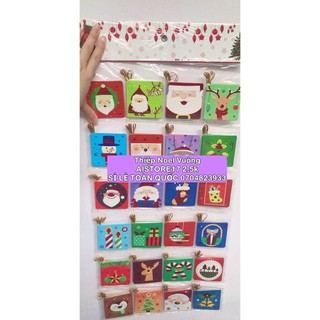 Thiệp Noel Giáng sinh nhỏ mini