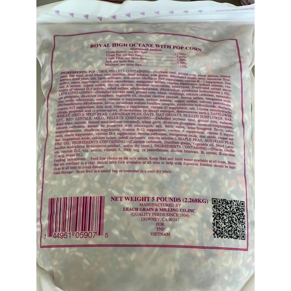 Ngũ cốc Royal Mỹ - túi 2kg268