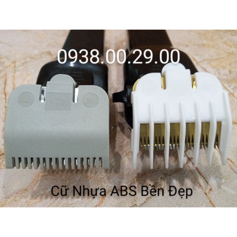 Cữ 1.5mm 4.5mm Cho Tông Đơ Cắt Tóc Kemei. Bộ 2 Cữ Nhựa 1.5mm Và 4.5mm Loại Tốt.