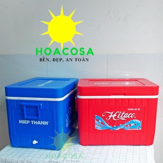 Thùng Đá Vuông 85L (85 Lít) Hitaco Nhựa Hiệp Thành- Có Vòi Xả, Dày, Giữ Đá Lâu- Đồ Gia Dụng Hoacosa