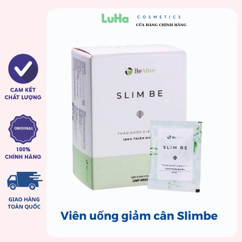 Viên uống giảm cân Slim be, giảm cân thảo mộc, giảm cân cấp tốc, giảm eo