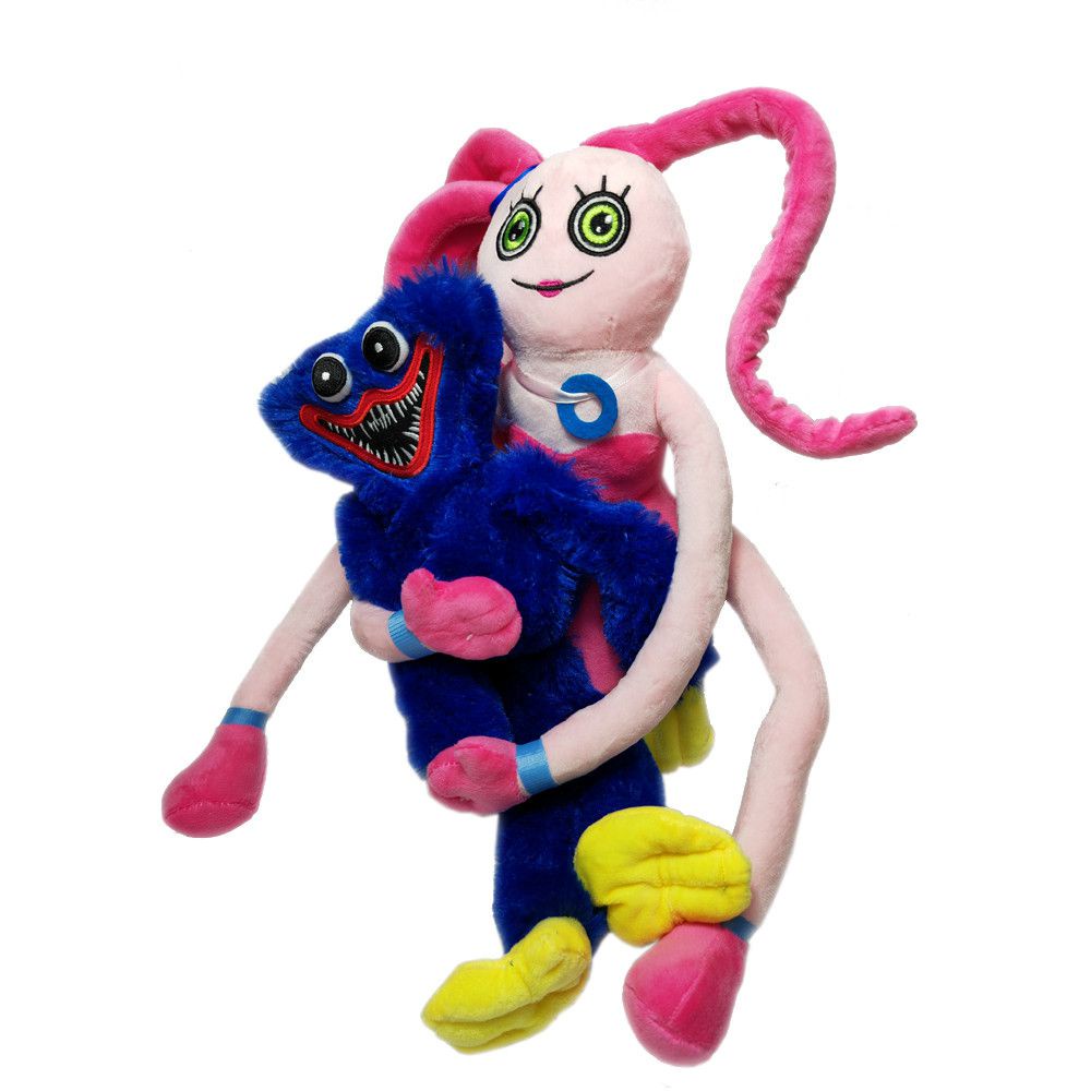 Đồ chơi búp bê nhồi bông mềm phong cách nhân vật Poppy Playtime Huggy Wuggy rùng rợn 40cm làm quà giáng sinh cho bé