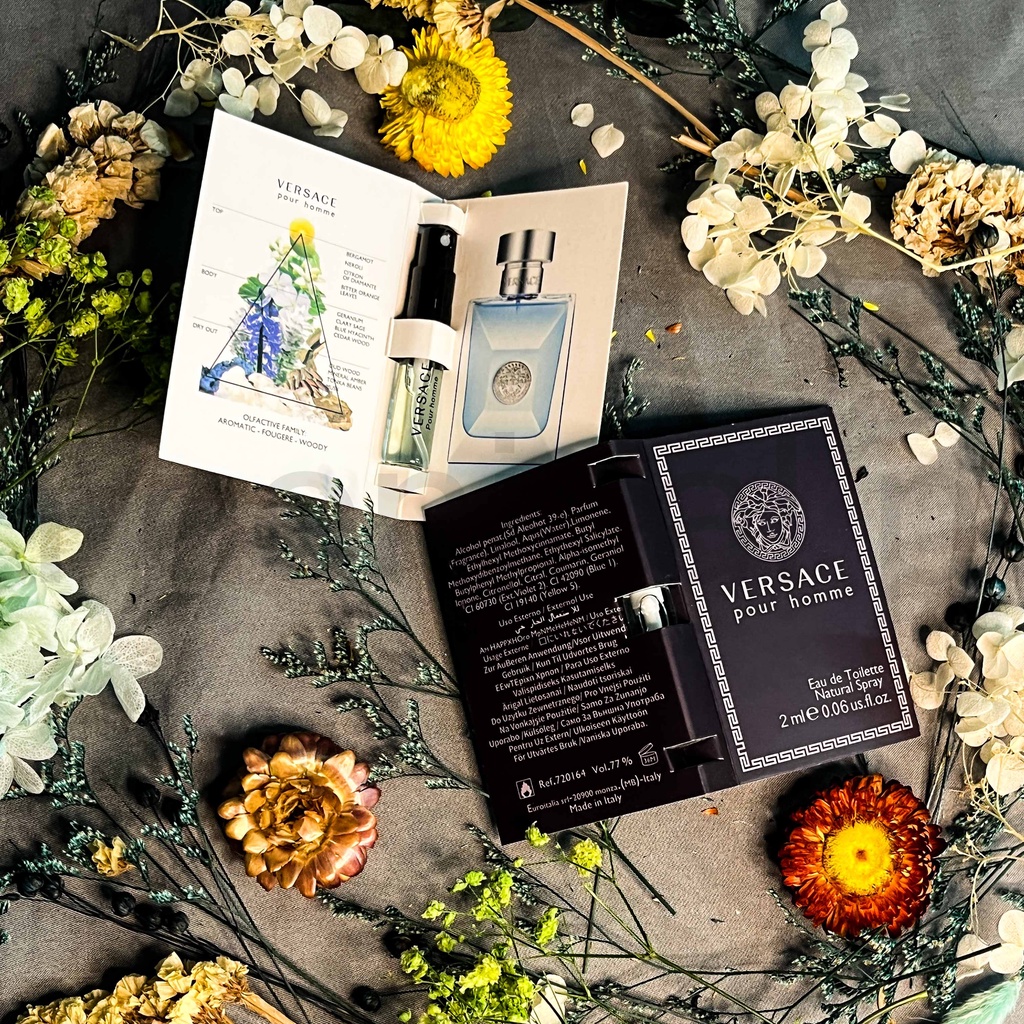 Chai nước hoa nam 2ml - Versace Pour Homme