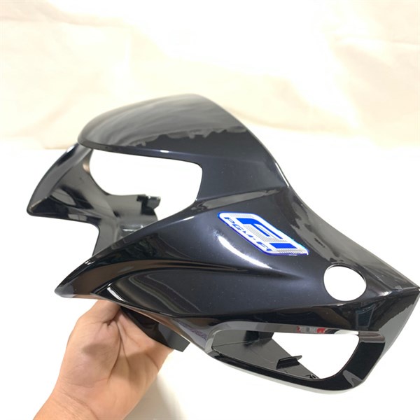 Ốp đầu, Bộ nắp tay lái trước Vision 110 2014-2019 Màu Đen NHB25M Zin Honda - 53200K44V00ZF