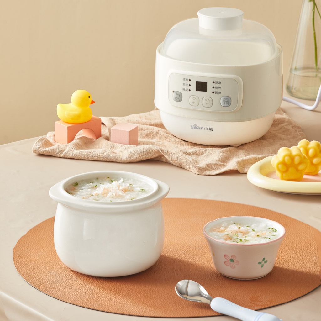 Nồi nấu chậm đa năng 0.8L Bear DDZ-A08T8 - Hàng chính hàng