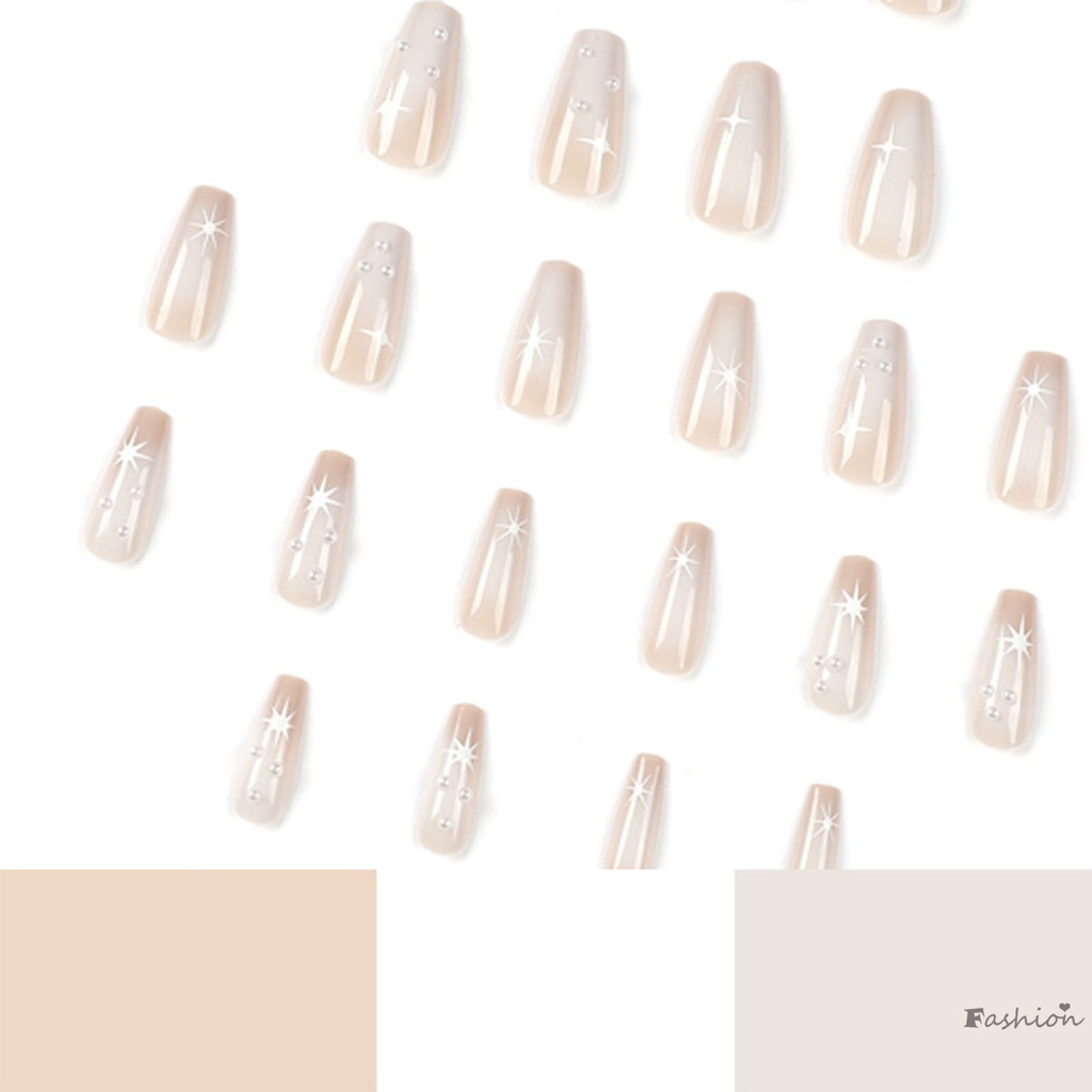 Bộ Móng Tay Giả Chip Chống Nhòe Sành Điệu Cho Nữ