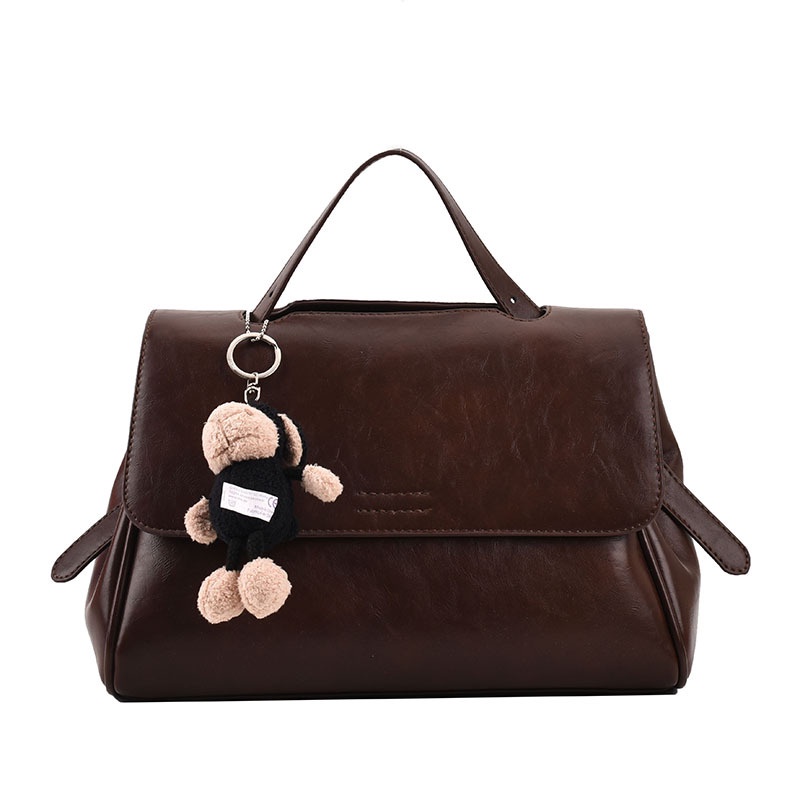 IELGY Túi Đeo Chéo Cỡ Lớn Phong Cách retro Thời Trang Kèm Móc Treo Cho Nữ