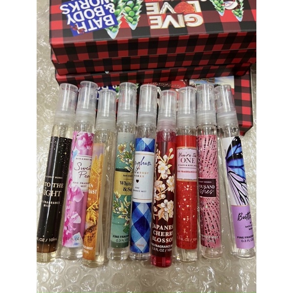 Body mist- Xịt thơm Bath&bodyworks chai 10 ml