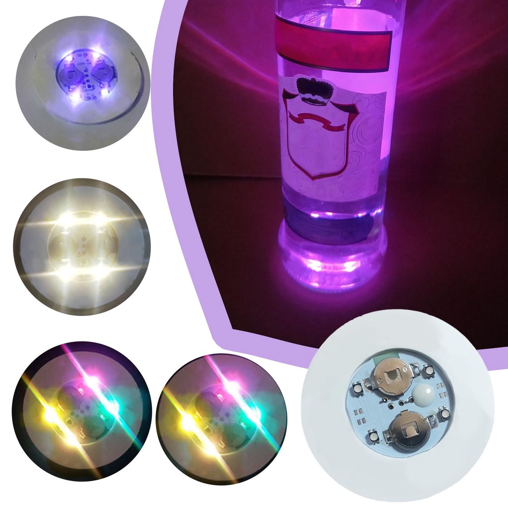 Đế Lót Ly Có Đèn LED 4 Màu I3W6