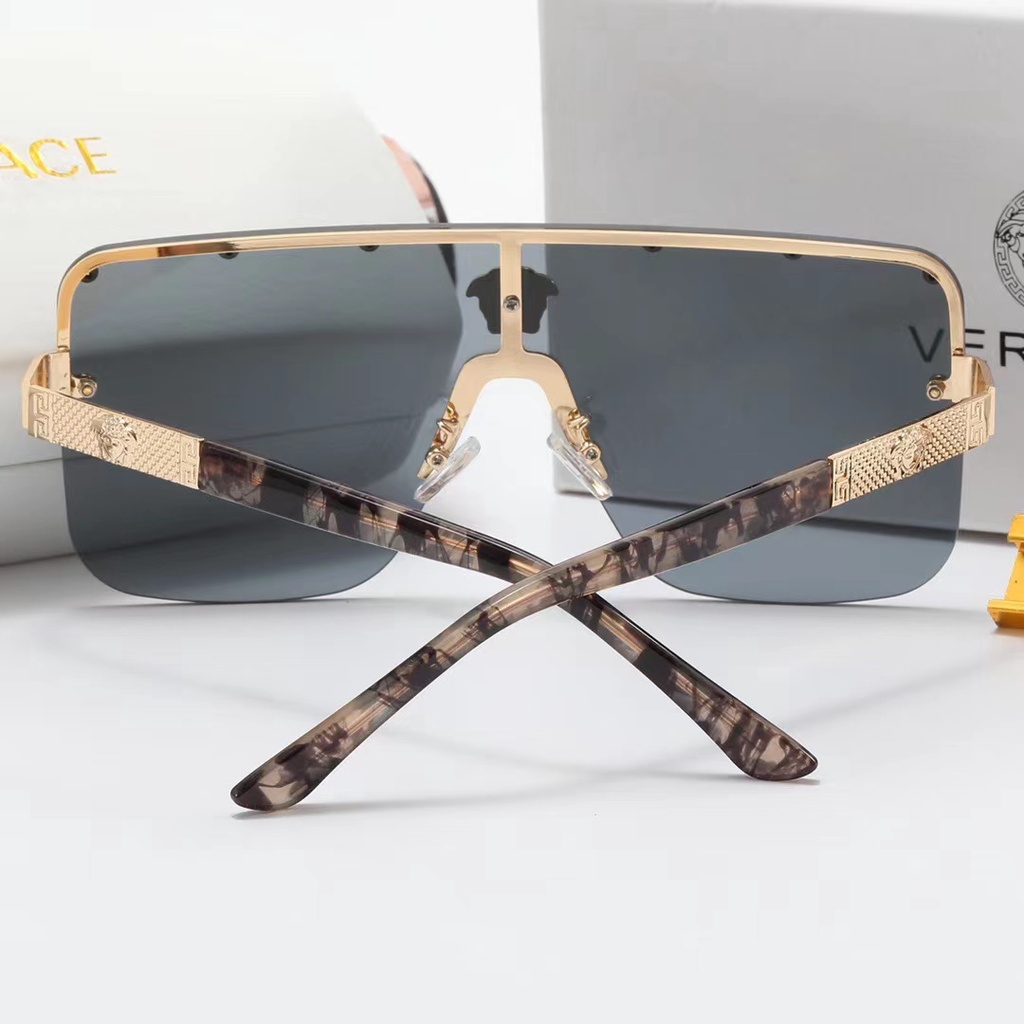 Kính Mát Gọng Vuông Kim Loại Sang Trọng Cho Nữ