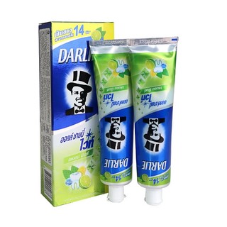 Kem Đánh Trắng Răng Darlie Tây Đen Thái Lan Đủ Mùi Hộp 2 Tuýp Nhập Khẩu Chính Hãng